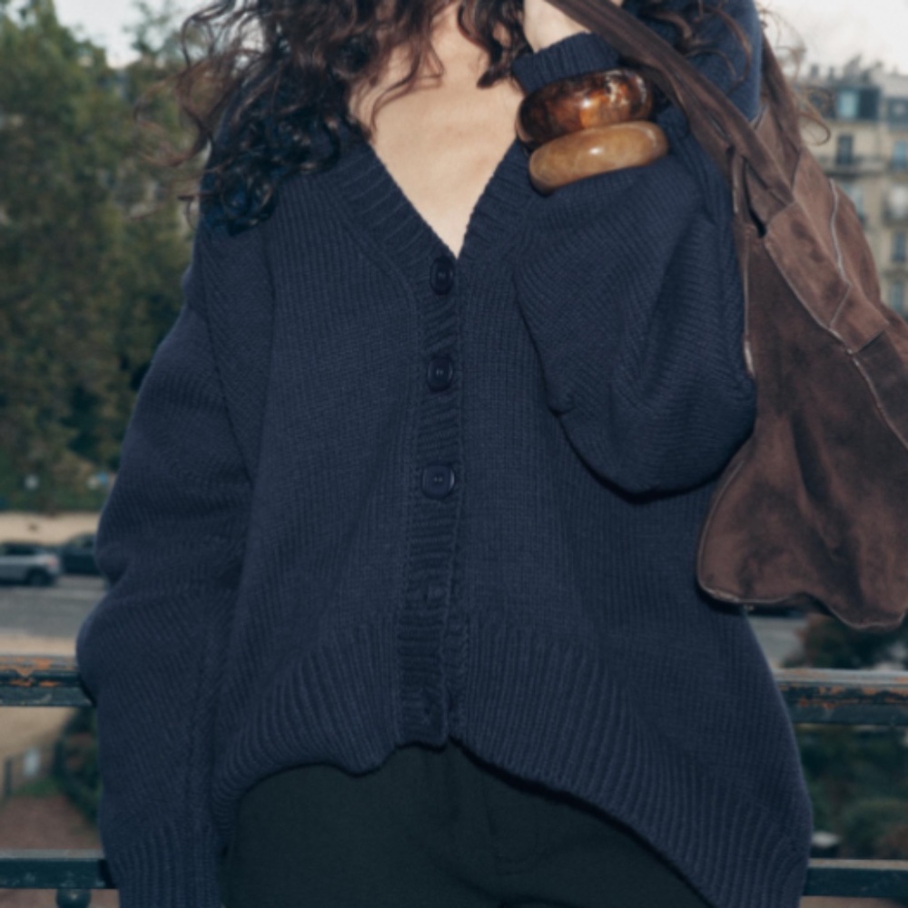 Zara Wool Blend Cardigan